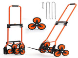 Stair Climbing Cart, 54 kg Stair-Climbing Capacity, Portable Folding Trolley Cart with Telescoping V952-QXTCSPLCHJG23BKCT001V0