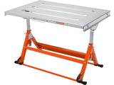 Welding Table 30" x 20", 400lbs Load Capacity Steel Welding Workbench Table on Wheels, Folding Work V952-KZDHZ400LB302X80EV0