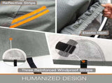 Heavy Duty Jeep 2dr Car Cover, Custom Fit Jeep Wrangler 2 Door CJ YJ JK JL Waterproof All Weather V1258-DP02-WO-94