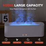 aromatherapy essential oil diffuser, humidifier, 400ml, full-color LED lights, timer auto shut-off, V1347-730-42229-WHT-D