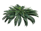 Large Hanging Artificial Boston Fern, 43-47 in Natural Spread, Faux Plant Wall Decor with 88 V767-VVR-PZSRZJLZWBHHGT8HJ001V0