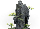 Aquarium Mountain View Stone Ornament Tree Rock Cave Fish Tank Decoration Fish Hiding Cave for your V1192-AZ-W-10831