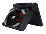 Solar Powered Camping Fan Strong Wind USB Rechargeable Battery Operated Folding Portable Camping Fan V1294-YM0901-3113240183812