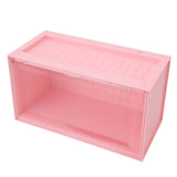 Figure Display Case with Light Sensing Constant On Function 2 Tier Mini Figure Display Box Showcase V1294-YM0901-3117240242811