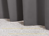 Curtain - Luxury, Blackout - 150*200 cm - Gray - 1 Piece - ready-made - with holes V1188-NK-BOL-310