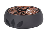 Teapot Warmer Base Ceramic Candle Heater Tea Coffee Milk Light Warmer with Purple Iron Pad for Home V1294-YM0703-3118230033511