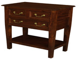Tasmania 3 Drawer Sofa Table - Mahogany V199-ST003SLM