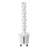 Hydroponic Growing System, 50 Pods Vertical 10 Tiers Hydroponic Tower, Rolling Hydronic Garden with V952-TSSPZZXTWSZDQYEM0V3
