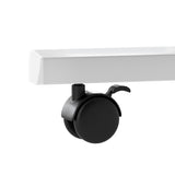 Levede Mobile Standing Desk Adjustable Height Table DH1075-WH-AU