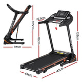 Everfit Treadmill Electric Home Gym Fitness Exercise Machine Hydraulic 420mm TMILL-TITAN42-SIM