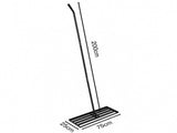 Lambu Lawn Levelling Rake Heavy Duty 75x25cm Steel Head Adjustable Handle Black UM1288-AU
