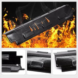 4 Pack Porcelain-Coated Steel Grill Heat Plates, Replacement Burner Covers for Char-Broil and V1189-LC-HW-00366