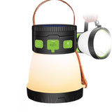 LED Solar Camping Light, 1500 Lumen Portable Flashlight, USB Rechargeable with 7 Lighting Modes & V1308-DSZKI-738