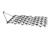 Drag Harrow, 1.2x1.2 m Durable Chain Harrow with 69 Sharp Teeth, Suitable ATV UTV Tractor, Ideal V952-LP44FTDPK0002OK0ZV0