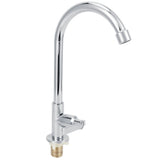 G1/2 Sink Faucet 360 Degree Rotating Stainless Steel Cold Water Tap Kitchen Bathroom Supply V1294-YM0718-3112200142911