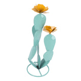 Cactus Statue Decor Iron Art Easy Installation Prickly Pear Cactus Yard Art for Garden Courtyard V1294-YM0901-3111240102411