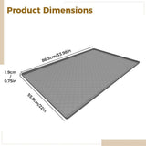 Pet Silicone Food Mat for Cat and Waterproof, Pet Placemat with Rim for Food and Water Bowls, V1369-AZ3-W-08679