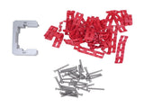 24PCS Metal Wall Plate Spacers 96PCS Electric Receptacle Box Outlet Spacers Set with Stainless Steel V1294-YM0901-3114240100211