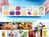 Ice cube trays - 4-pack - reusable silicone - easy to release - flexible ice cube trays for 56 ice V1259-DP01-BO-182
