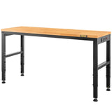 VEVOR Adjustable Height Workbench 1549 x 508 mm Work Bench Table Power Outlets V952-SMKDJGZTBDLZMOAL4V3