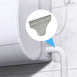 Air Conditioning Flat Hose Adapter, 10x22x25cm Flat AC Vent Window Kit for Air Conditioning Exhaust V1366-AZ2-W-16784