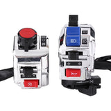 Motorcycle Handlebar Switch,7/8Inch Left And Right Control Switch Headlight Turn Signal Horn High V1188-MS-227-0933