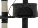CARLA HOME 140cm Cat Tree for Indoor Cats with Plush Perch, Sisal Scratching Posts & Condo for LSB-36380