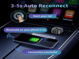 2 in 1 Wireless CarPlay and Android Auto Adapter Plug and Play Carplay Adapter V1391-WCPAUAV1