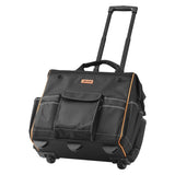 VEVOR Rolling Tool Bag, 110 lbs Load Capacity, 25 Pockets Heavy Duty Roller Tool Bag with Adjustable V952-GLGJD18YC600UPU23001V0
