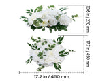 Flower Balls Arrangement Bouquet 10 PCS, 450 mm Diameter Artificial Flower Balls Wedding White Roses V952-ZSHQQXBS177IOA155001V0