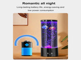 Jellyfish LED High Bright USB Night Light Creative Children's Room Bedroom Bubble Fish Table V1294-YM0901-L6892
