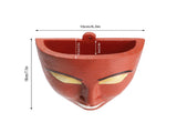 Resin Face Head Flowerpot Resin Wall Mounted Flowerpot for Indoor and Outdoor Garden Wall Decoration V1294-YM0523-220225DY03-3