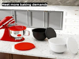 Upgraded Silicone Bowl Liners for KitchenAid 5 Qt Mixers,Thickened Silicone Liners Fits Tilt-Head V1258-DP02-C-1028