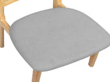 Levede Dining Chair Wood Rattan Armless Natural x4 CH1144-2-NTX2