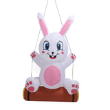 3.9ft Easter Bunny Inflatable LED Blow Up Rainproof Windproof Inflatable Yard V1294-YM0901-3115230150313
