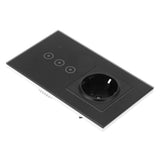 Multifunction Smart Wall Switch with Socket WiFi Switch Socket for Tuya 95/AC 10A V1294-YM0901-3114210035811