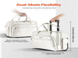 Rolling Laptop Bag, Fits Up to 15.6 Inch Laptop, Wheeled Briefcase, Roller Computer Tote Bag with 2 V952-LGSTDNB156INC0DM0V0