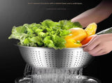 Home Salad Preparation Kit-Multifunctional Stainless Steel Vegetable Grater Bowl Set and Silicone V888-ELOSUNG56098-3