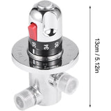 Hot Cold Water Mixer Valve Solid Brass Thermostatic Mixer Valve Fixed Temperature Mixing Valve For V1188-MS-227-0500