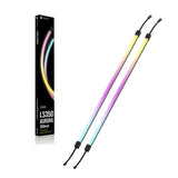 Corsair LS350 Aurora RGB Light Strips - 350mm 3501010mm, black, magnetic mount, addressable V1202-V2-CAC-LS350-RGB-350