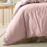 Bianca Acacia Blush Vintage Washed Cotton Quilt Cover Set Queen V442-BCA-QUILTCS-ACACIA-BLUSH-QS