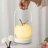 Yellow Decorative Apple Table Lamp - USB-C, 3 Light Modes, Metal Handle V888-ELOSUNG26843