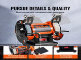 Jewelry Polisher, Bench Grinder Polishing & Buffing Machine, 3590RPM Bench Lathe Polisher with 1 V952-STPGJ32850RPMUEBNV3