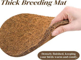 15 Packs Pigeon Nest Pads, Bird Breeding Mat for Chicken, Natural Coconut Fiber Egg Mat, Nesting V1259-DP01-A-915
