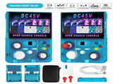 DC45V Retro Handheld Game Console, 4.5Inch HD IPS Full View Screentransparent blue V1300-DC45V-TRANSPARENT-BLUE