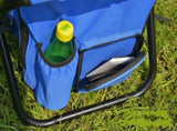 Blue Insulated Cooler Backpack Chair - Foldable Stool for Picnics & BBQ V888-ELOSUNG26076