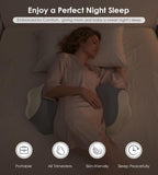 Pregnancy Pillows for Sleeping, Memory Foam Maternity Pillow Support for Back Belly HIPS, Adjustable V1107-115-89399-GRY