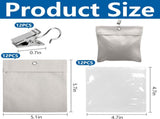 12 Pack Outdoor Curtain Weights Bag, Patio Curtain Sandbag with Sealed Bags and Clips, Reusable V1259-DP01-A-3648