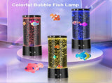 Jellyfish LED High Bright USB Night Light Creative Children's Room Bedroom Bubble Fish Table V1294-YM0901-L6892