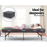 Giselle Bedding Foldable Mattress Folding Foam Bed Floor Mat Grey FOAM-MFM-LOGI-GY